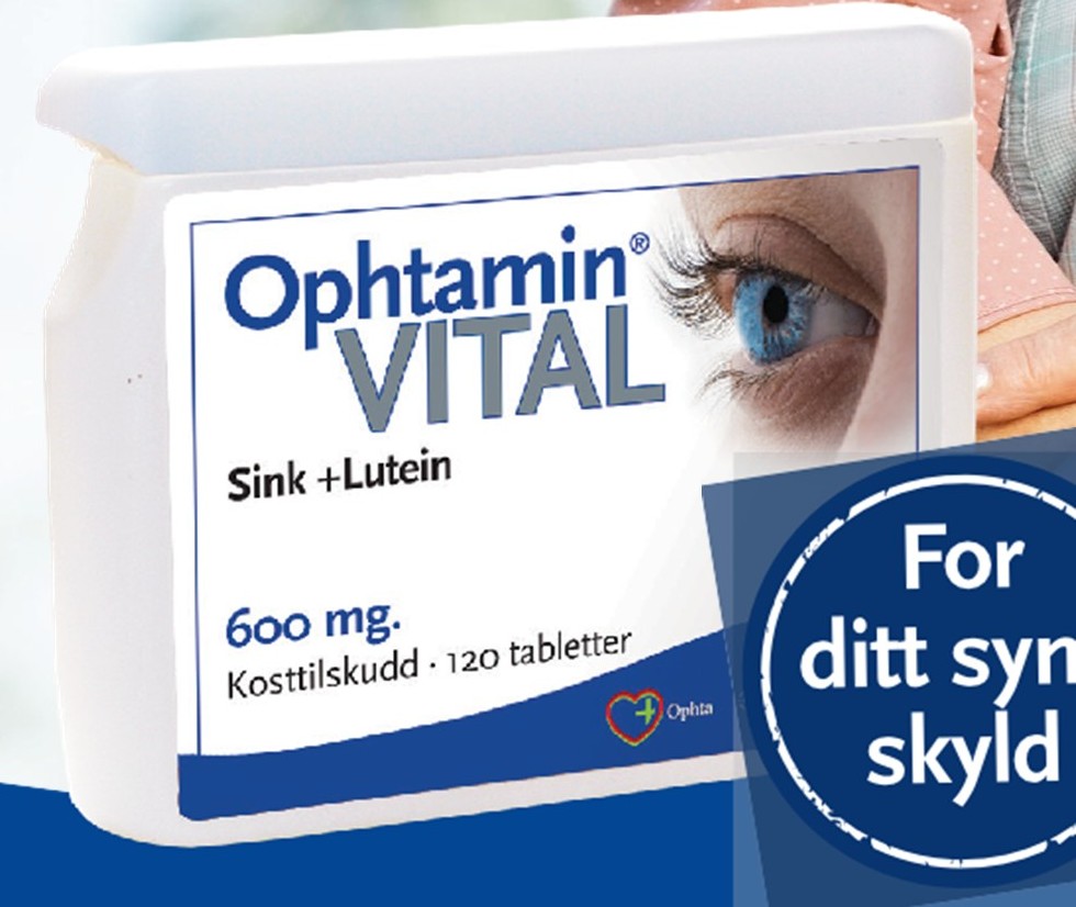 Ophtamin Vital + Lutein og Sink